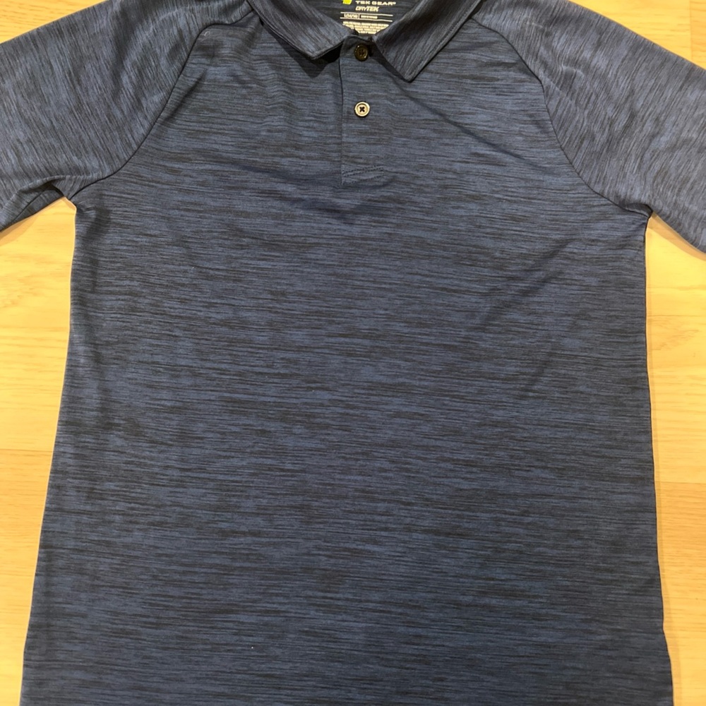 Tek Gear Navy Polo Shirt size large 14-16